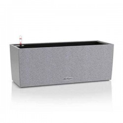 BALCONERA Stone 40 Grey Self-Watering Planter LECHUZA BALCONERA Stone 40 Grey Self-Watering Planter 40x19x19cm LECHUZA - Rectangular Planters & Planter Boxes