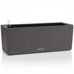 BALCONERA Stone 50 Black Self-Watering Planter LECHUZA BALCONERA Stone 50 Black Self-Watering Planter 50x19x19cm LECHUZA - Rectangular Planters & Planter Boxes