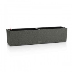 BALCONERA Stone 80 Black Self-Watering Planter LECHUZA BALCONERA Stone 80 Black Self-Watering Planter 79x19x19cm LECHUZA - Rectangular Planters & Planter Boxes