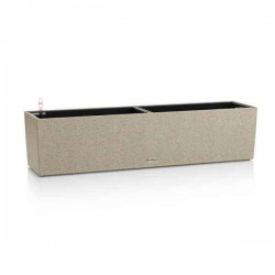 BALCONERA Stone 80 Beige Self-Watering Planter LECHUZA BALCONERA Stone 80 Beige Self-Watering Planter 79x19x19cm LECHUZA - Rectangular Planters & Planter Boxes