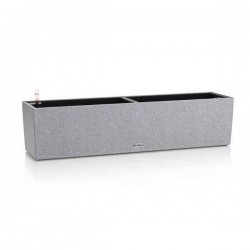 BALCONERA Stone 80 Grey Self-Watering Planter LECHUZA BALCONERA Stone 80 Grey Self-Watering Planter 79x19x19cm LECHUZA - Rectangular Planters & Planter Boxes