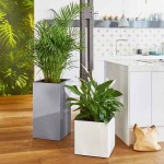 CANTO Premium Low 40 Αυτοποτιζόμενη Γλάστρα LECHUZA