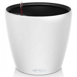 CLASSICO Color LS 28 White Self-Watering Planter CLASSICO Color LS 28 White Ø27.5x26cm LECHUZA Self-Watering Planter Complete - Automatic Watering Planters