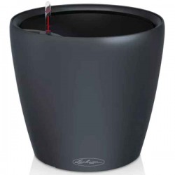 CLASSICO Color LS 28 Slate Self-Watering Planter CLASSICO Color LS 28 Slate Ø27.5x26cm LECHUZA Self-Watering Planter Complete - Automatic Watering Planters
