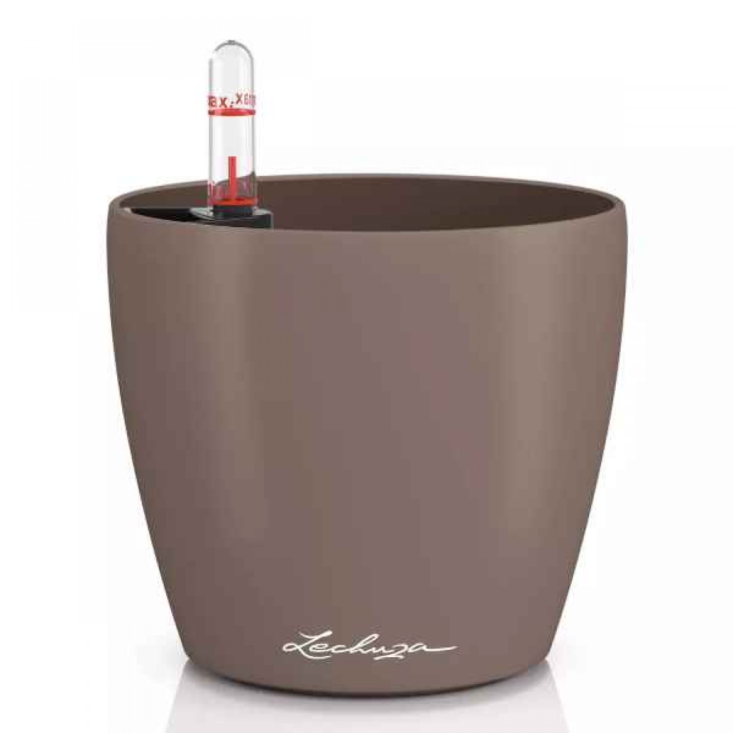 CLASSICO Color 12 Nutmeg Ø13x12cm Self-Watering Planter-Cachepot LECHUZA Complete - Automatic Watering Round Planters