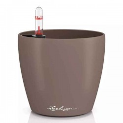 CLASSICO Color 12 Nutmeg Ø13x12cm Self-Watering Planter CLASSICO Color 12 Nutmeg Ø13x12cm Self-Watering Planter-Cachepot LECHUZA Complete - Automatic Watering Round Planters
