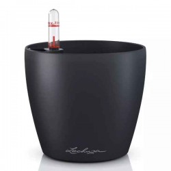 CLASSICO Color 12 Slate Ø13x12cm Self-Watering Planter CLASSICO Color 12 Slate Ø13x12cm Self-Watering Planter-Cachepot LECHUZA Complete - Automatic Watering Round Planters