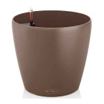 CLASSICO Color 50 Καφέ Κοκκινωπή Ø50x46cm Στρογγυλή Αυτοποτιζόμενη Γλάστρα & Κασπώ LECHUZA - Στρογγυλές Αυτοποτιζόμενες Γλάστρες