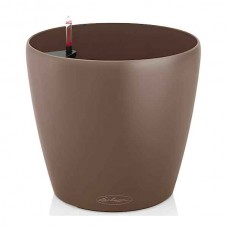 CLASSICO Color 50 Καφέ Κοκκινωπή Ø50x46cm Στρογγυλή Αυτοποτιζόμενη Γλάστρα & Κασπώ LECHUZA - Στρογγυλές Αυτοποτιζόμενες Γλάστρες