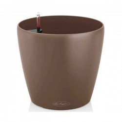 CLASSICO Color 35 Nutmeg Ø35x33cm Self-Watering Planter CLASSICO Color 35 Nutmeg Ø35x33cm Self-Watering Planter-Cachepot LECHUZA Complete - Automatic Watering Round Planters