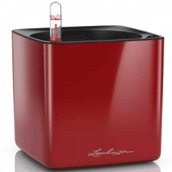 CUBE Glossy 16 Scarlet Red LECHUZA Self-Watering Planter CUBE Glossy 16 Scarlet Red 17x17x16cm LECHUZA Self-Watering Planter - Automatic Watering Planters