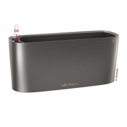 DELTA 10 Ανθρακί 30x11x13cm Lechuza Αυτοποτιζόμενη Ζαρντινιέρα-Κασπώ Αυτοποτιζόμενη Ζαρντινιέρα DELTA 10 Ανθρακί 30x11x13cm