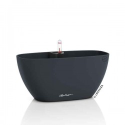 NAVIO Color 10 Slate 29x14x(H)13.5cm Self-Watering Planter-Cachepot LECHUZA Complete - Automatic Watering Round Planters