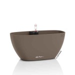 NAVIO Color 10 Nutmeg 29x14x(H)13.5cm Self-Watering Planter-Cachepot LECHUZA Complete - Automatic Watering Round Planters