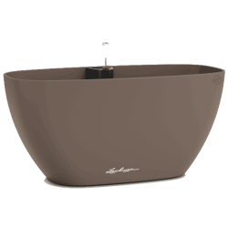 NAVIO Color 20 Nutmeg 39x19x(H)18.3cm Self-Watering Planter-Cachepot LECHUZA Complete - Automatic Watering Round Planters