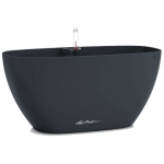 NAVIO Color 20 Slate 39x19x(H)18.3cm Self-Watering Planter-Cachepot LECHUZA Complete - Automatic Watering Round Planters