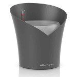 ORCHIDEA Σχιστόλιθος Φ18x20cm Γλάστρα-Κασπώ Στρογγυλή Αυτοποτιζόμενη LECHUZA - Στρογγυλές Αυτοποτιζόμενες Γλάστρες