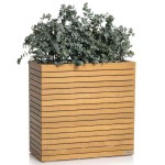 PALO WIDE 80 HIGH Ξύλινη Αυτοποτιζόμενη Ζαρντινιέρα 79x37x77cm LECHUZA - Αυτοποτιζόμενες Ζαρντινιέρες & Κασπώ