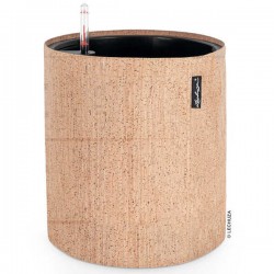 TRENDCOVER 32 Cork Light Natural Beige Ø32x33cm Lechuza Self-Watering Planter - Round Planters TRENDCOVER 32 Cork Light Natural Beige Ø32x33cm Self-Watering Planter