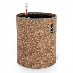 TRENDCOVER 23 Cork Light Natural Brown Ø23x26.5cm Lechuza Self-Watering Planter - Round Planters TRENDCOVER 23 Cork Light Natural Brown Ø23x26.5cm Self-Watering Planter