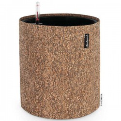 TRENDCOVER 32 Cork Dark Natural Brown Ø32x33cm Lechuza Self-Watering Planter - Round Planters TRENDCOVER 32 Cork Dark Natural Brown Ø32x33cm Self-Watering Planter