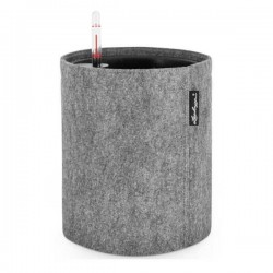 TRENDCOVER 23 Felt Dark Grey Ø23x26.5cm Lechuza Self-Watering Planter - Round Planters TRENDCOVER 23 Felt Dark Grey Ø23x26.5cm Self-Watering Planter