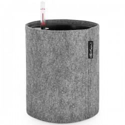 TRENDCOVER 32 Felt Dark Grey Ø32x33cm Lechuza Self-Watering Planter - Round Planters TRENDCOVER 32 Felt Dark Grey Ø32x33cm Self-Watering Planter