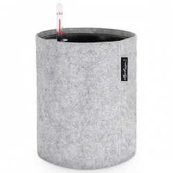 TRENDCOVER 32 Felt Light Grey Ø32x33cm Lechuza Self-Watering Planter - Round Planters TRENDCOVER 32 Felt Light Grey Ø32x33cm Self-Watering Planter