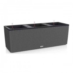 TRIO Cottage 30 Γρανίτης 100x32x(Υ)34cm Lechuza Αυτοποτιζόμενη Ζαρντινιέρα & Κασπώ - Αυτοποτιζόμενες Ζαρντινιέρες & Γλάστρες