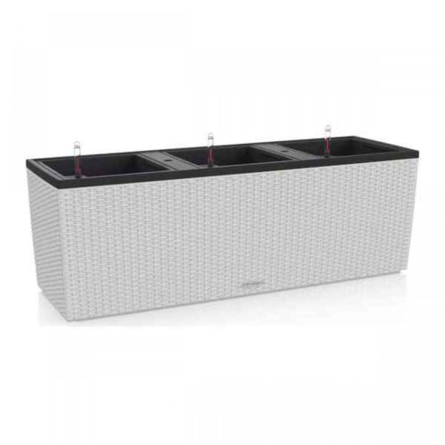 TRIO Cottage 30 Γκρι Ανοιχτό 100x32x(Υ)34cm Lechuza Αυτοποτιζόμενη Ζαρντινιέρα & Κασπώ - Αυτοποτιζόμενες Ζαρντινιέρες & Γλάστρες
