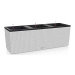 TRIO Cottage 30 Γκρι Ανοιχτό 100x32x(Υ)34cm Lechuza Αυτοποτιζόμενη Ζαρντινιέρα & Κασπώ - Αυτοποτιζόμενες Ζαρντινιέρες & Γλάστρες