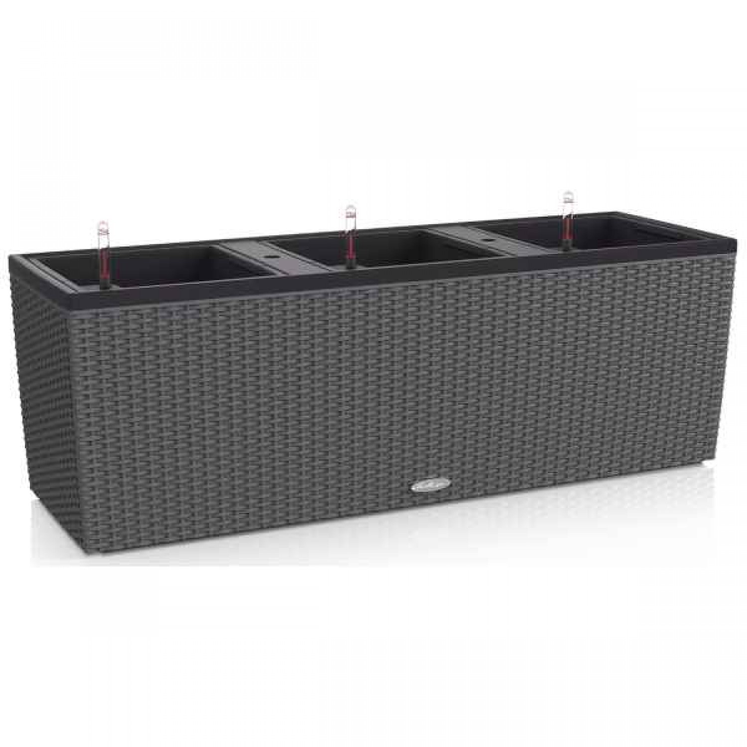 TRIO Cottage 40 Γρανίτης 130x42x(Υ)44cm Lechuza Αυτοποτιζόμενη Ζαρντινιέρα & Κασπώ - Αυτοποτιζόμενες Ζαρντινιέρες & Γλάστρες