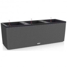TRIO Cottage 40 Γρανίτης 130x42x(Υ)44cm Lechuza Αυτοποτιζόμενη Ζαρντινιέρα & Κασπώ - Αυτοποτιζόμενες Ζαρντινιέρες & Γλάστρες