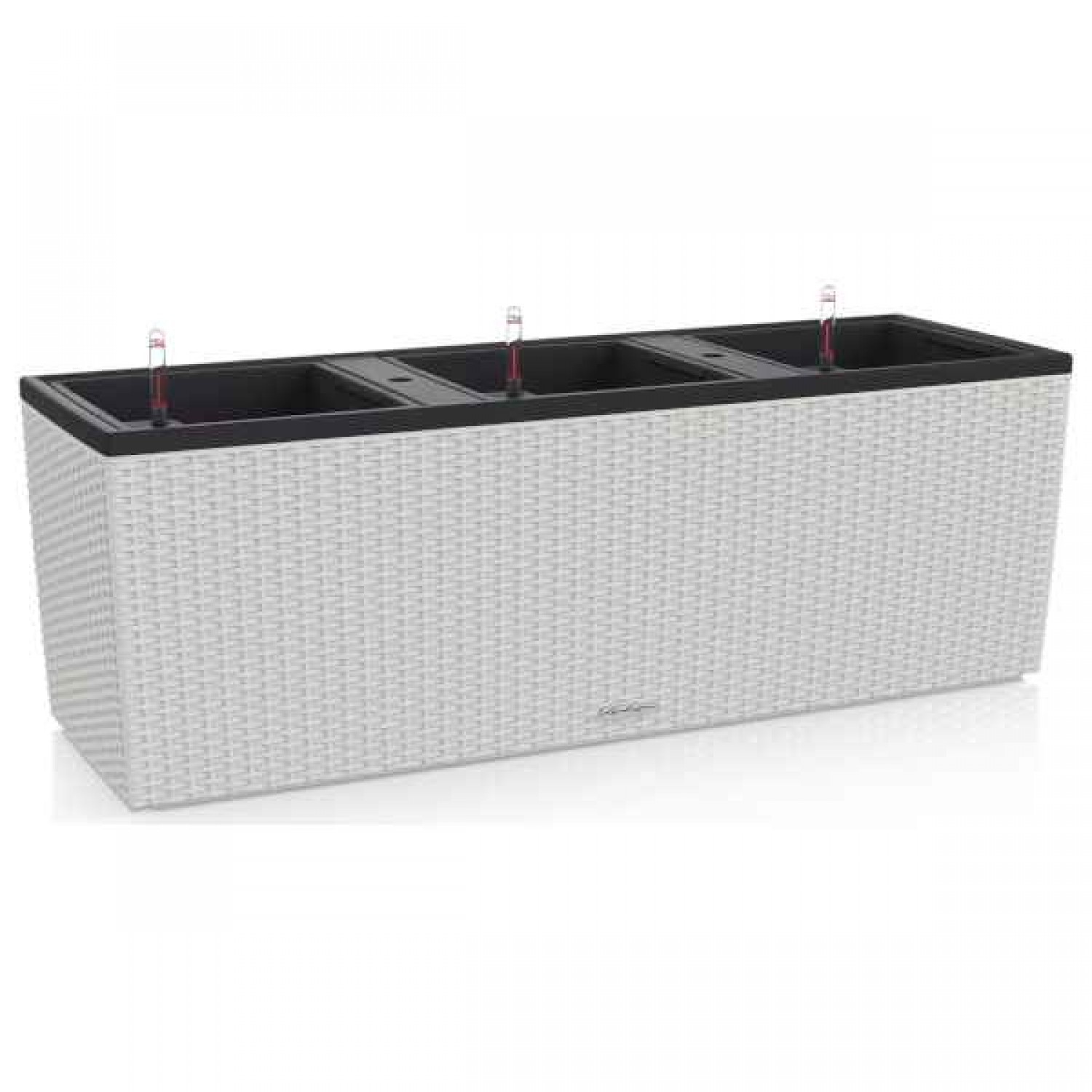 TRIO Cottage 40 Γκρι Ανοιχτό 130x42x(Υ)44cm Lechuza Αυτοποτιζόμενη Ζαρντινιέρα & Κασπώ - Αυτοποτιζόμενες Ζαρντινιέρες & Γλάστρες