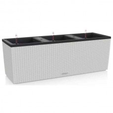 TRIO Cottage 40 Γκρι Ανοιχτό 130x42x(Υ)44cm Lechuza Αυτοποτιζόμενη Ζαρντινιέρα & Κασπώ - Αυτοποτιζόμενες Ζαρντινιέρες & Γλάστρες