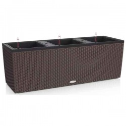 TRIO Cottage 40 Μόκα 130x42x(Υ)44cm Lechuza Αυτοποτιζόμενη Ζαρντινιέρα & Κασπώ - Αυτοποτιζόμενες Ζαρντινιέρες & Γλάστρες
