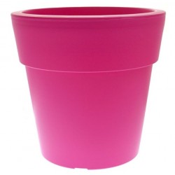 Linea Round Low Pot Fouchsia Colour Ø 16cm x 15,5cm(H) 