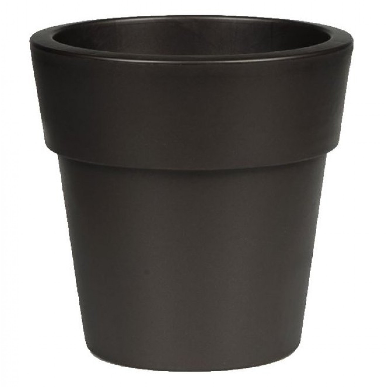 Γλάστρα Linea Στρογγυλή Χαμηλή Γκρι Ø 16cm x 15,5cm(Υ) - Πλαστικές Στρογγυλές Χαμηλές Γλάστρες Γλάστρα Linea Στρογγυλή Χαμηλή Γκρι Ø 16cm x 15,5cm(Υ)