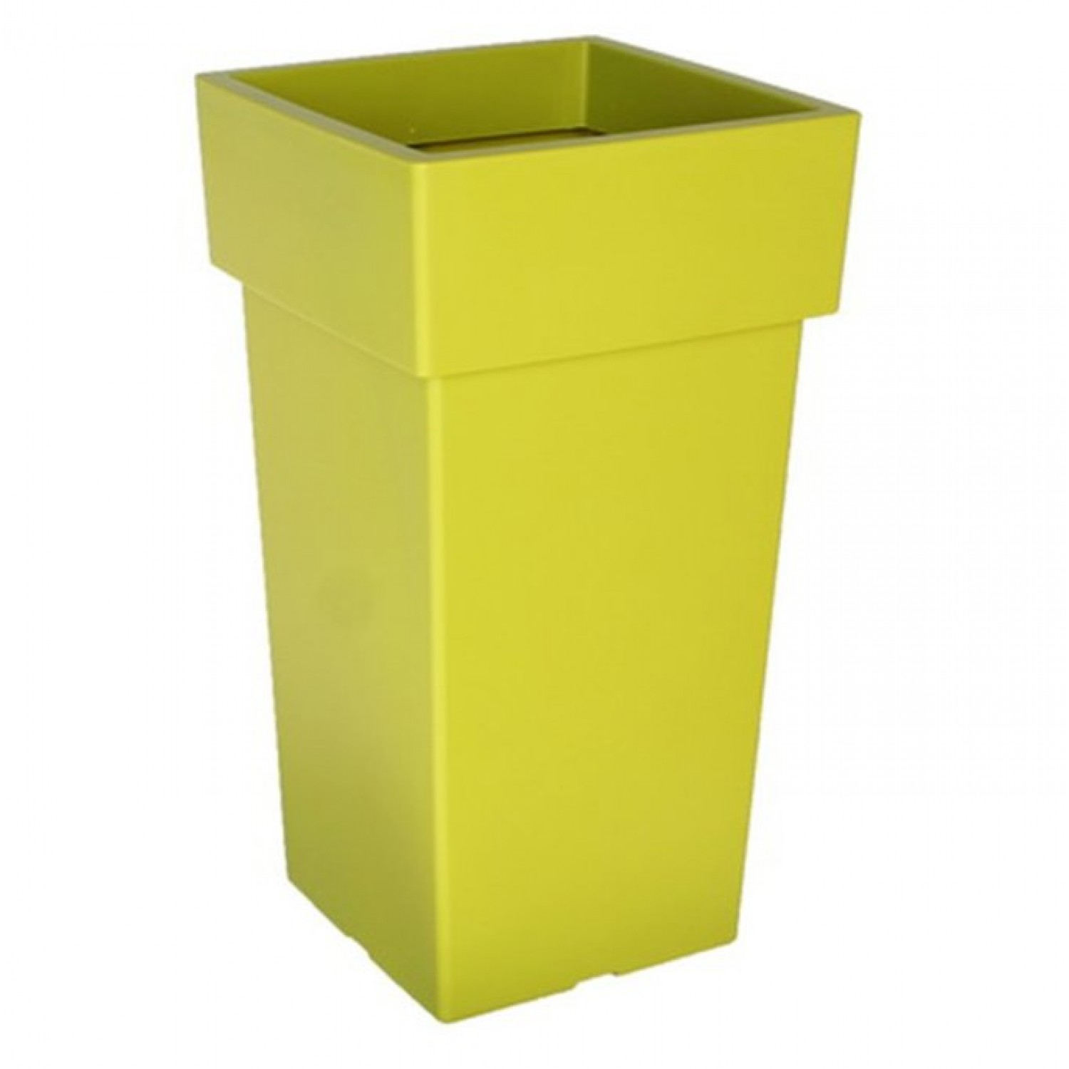 Square Linea Tall Flower Pot Lime Colour 62cm x 33cm x 33cm | Kipogeorgiki