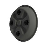 Saucer Wheels WS35 Anthracite Pot N88 Micplast