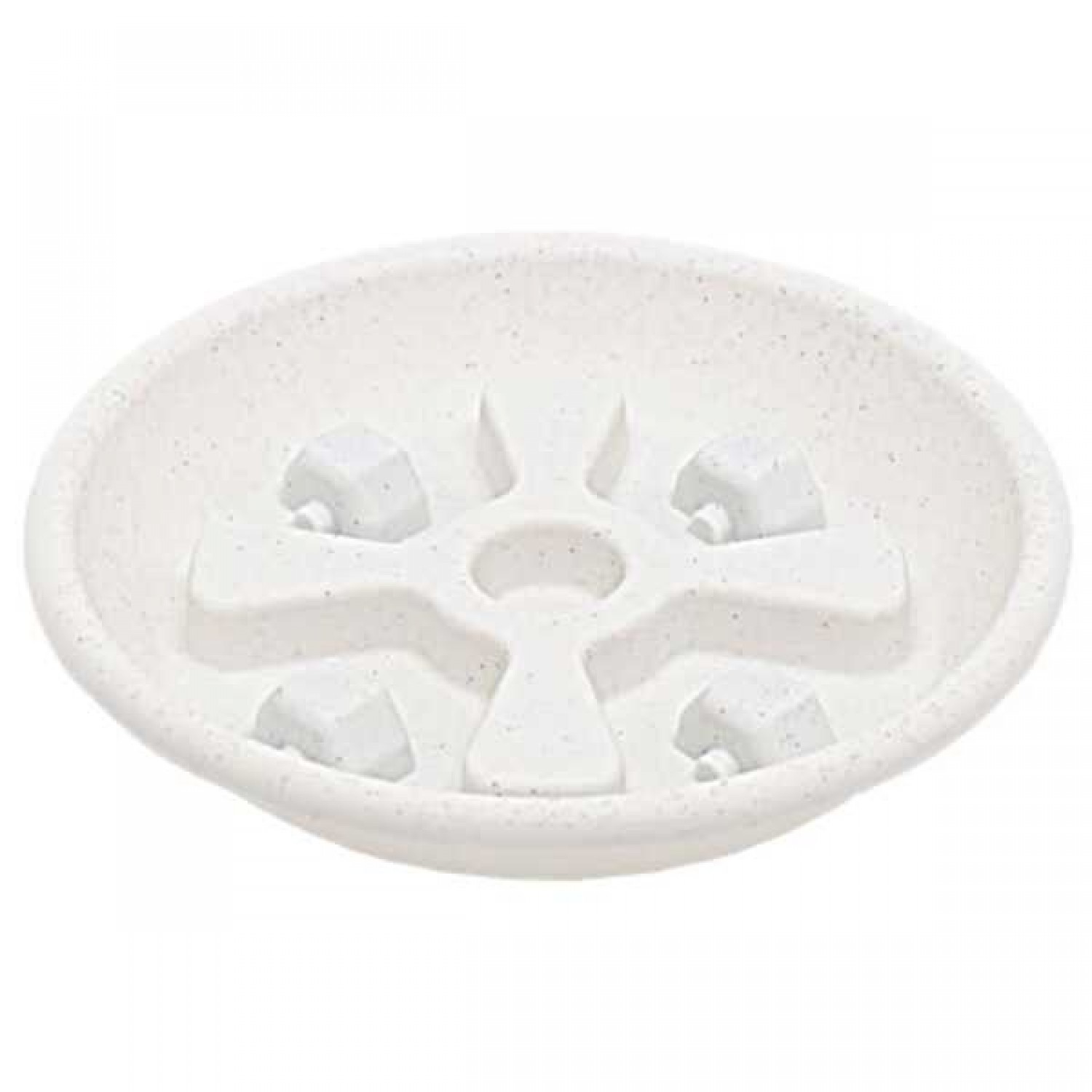 Saucer Wheels WS35 Granite Pot N88 - Micplast Plastic Round Pots & Saucers Saucer Wheels WS35 Granite Pot N88 Micplast