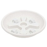 Saucer Wheels WS35 Granite Pot N88 - Micplast Plastic Round Pots & Saucers Saucer Wheels WS35 Granite Pot N88 Micplast