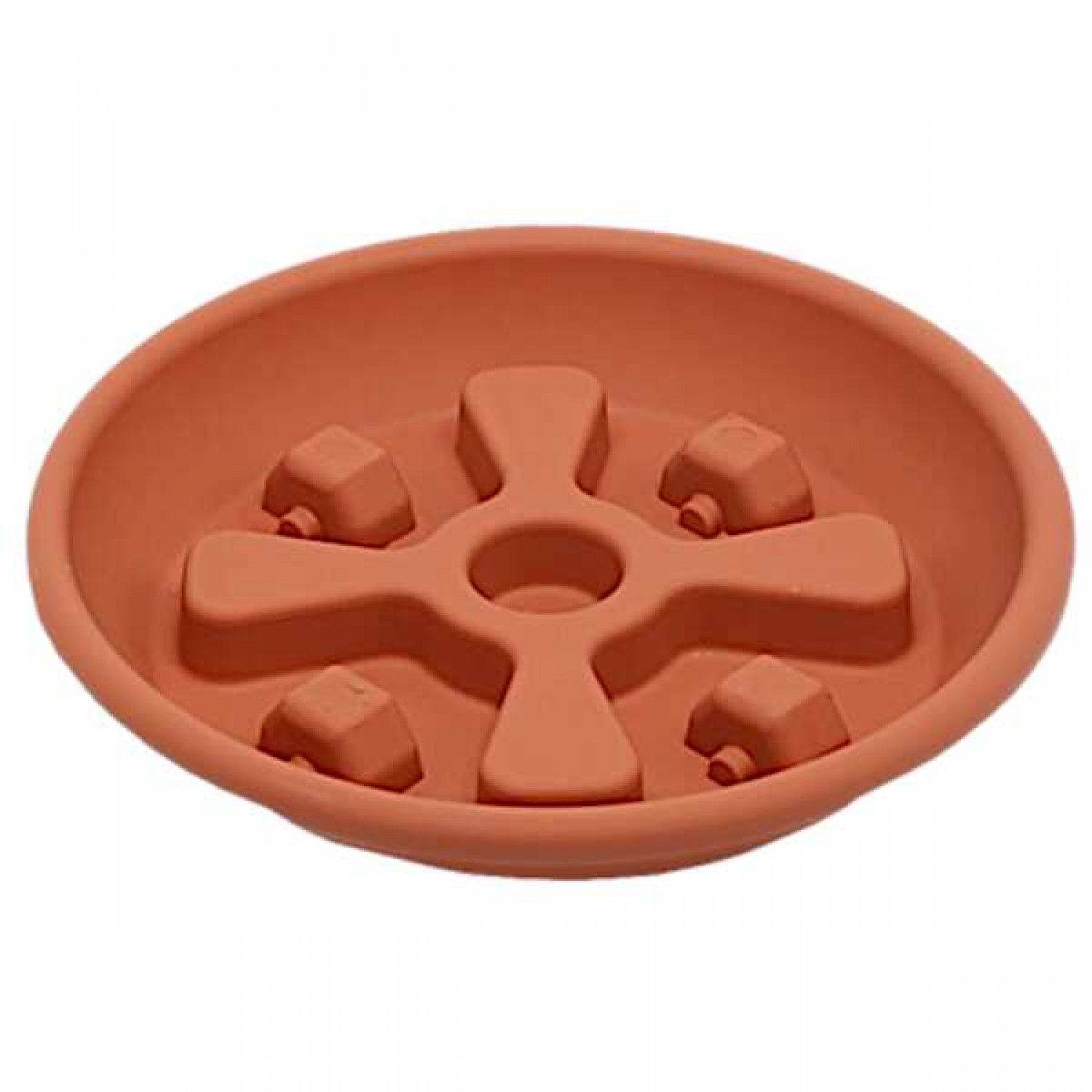 Saucer Wheels WS30 Terracotta Pot N86 - Micplast Plastic Round Pots & Saucers Saucer Wheels WS30 Terracotta Pot N86 Micplast