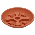 Saucer Wheels WS30 Terracotta Pot N86 - Micplast Plastic Round Pots & Saucers Saucer Wheels WS30 Terracotta Pot N86 Micplast