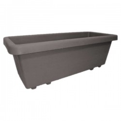 Plastic Large Window Box 310 Charcoal 100x43x(H)36cm - Plastic Window Boxes, Pots & Planters Plastic Large Window Box 310 Charcoal 100x43x(H)36cm