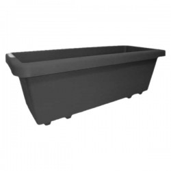 Plastic Large Window Box 310 Black 100x43x(H)36cm - Plastic Window Boxes, Pots & Planters Plastic Large Window Box 310 Black 100x43x(H)36cm