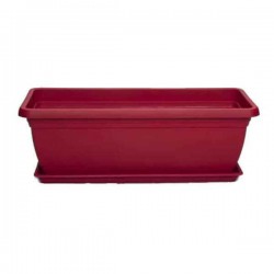 Πλαστική Ζαρντινιέρα Mojito 40 Μπορντό 40x20x(Υ)17cm - Αδιάβροχες Πλαστικές Ζαρντινιέρες Πλαστική Ζαρντινιέρα Mojito 40 Μπορντό 40x20x(Υ)17cm
