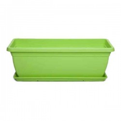 Πλαστική Ζαρντινιέρα Mojito 40 Λαχανί 40x20x(Υ)17cm - Αδιάβροχες Πλαστικές Ζαρντινιέρες Πλαστική Ζαρντινιέρα Mojito 40 Λαχανί 40x20x(Υ)17cm