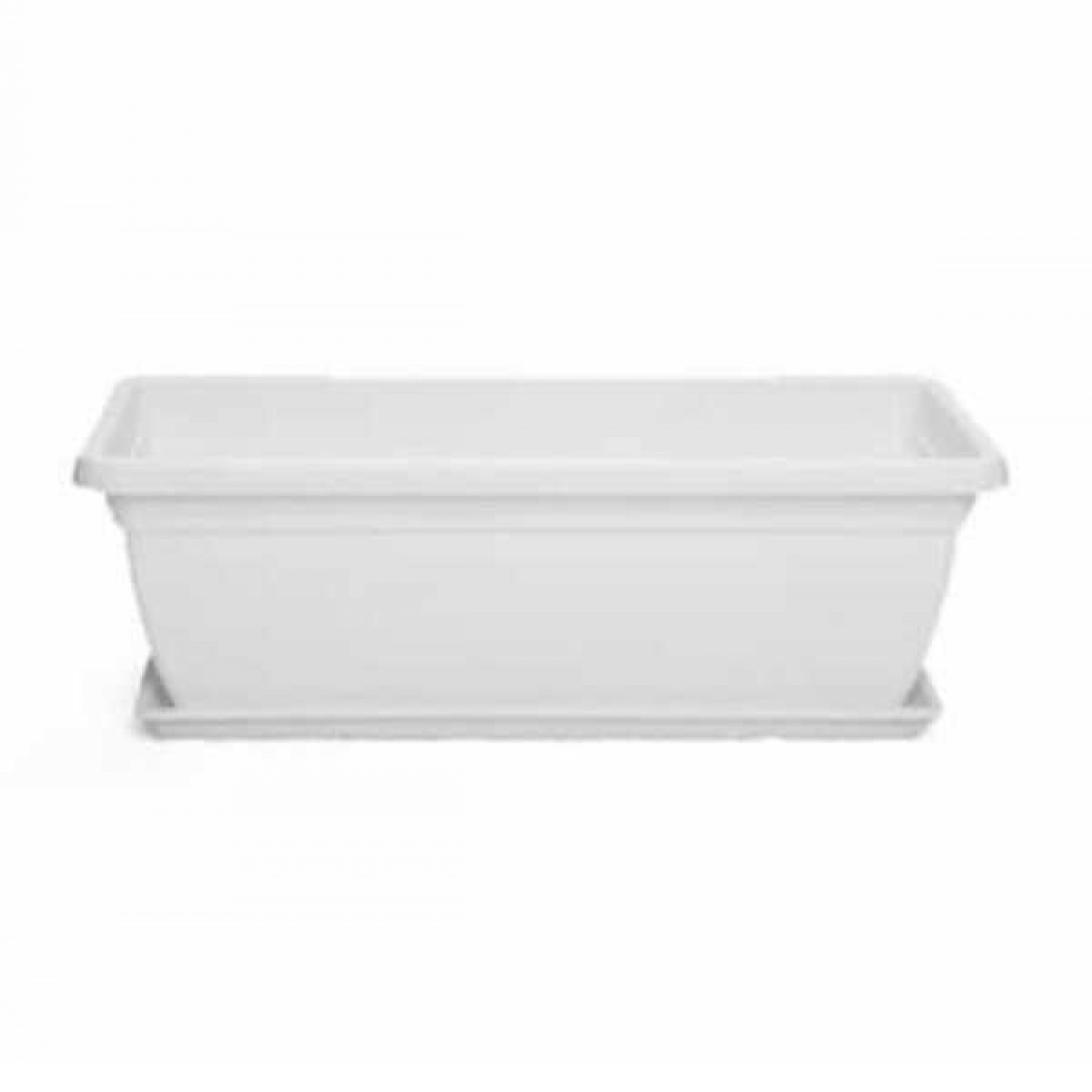 Πλαστική Ζαρντινιέρα Mojito 60 Λευκή 60x20x(Υ)17cm - Αδιάβροχες Πλαστικές Ζαρντινιέρες Πλαστική Ζαρντινιέρα Mojito 60 Λευκή 60x20x(Υ)17cm