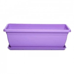 Πλαστική Ζαρντινιέρα Mojito 40 Μωβ 40x20x(Υ)17cm - Αδιάβροχες Πλαστικές Ζαρντινιέρες Πλαστική Ζαρντινιέρα Mojito 40 Μωβ 40x20x(Υ)17cm